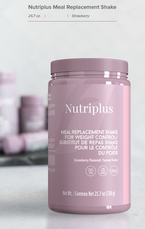 Batido Sustituto de Comida Sabor Strawberry (Nutriplus Meal Replacement Shake) 26.7 Oz